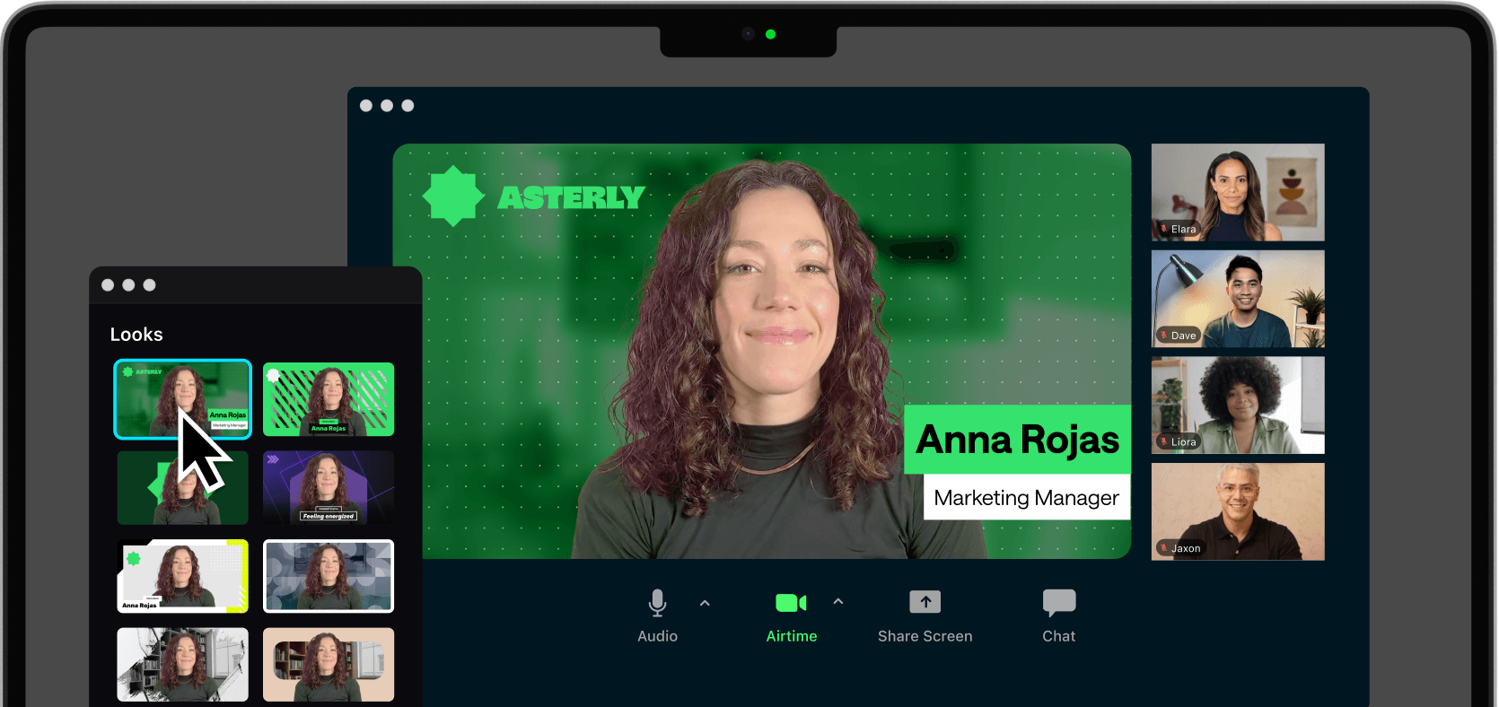 Looks showcase with Airtime Camera