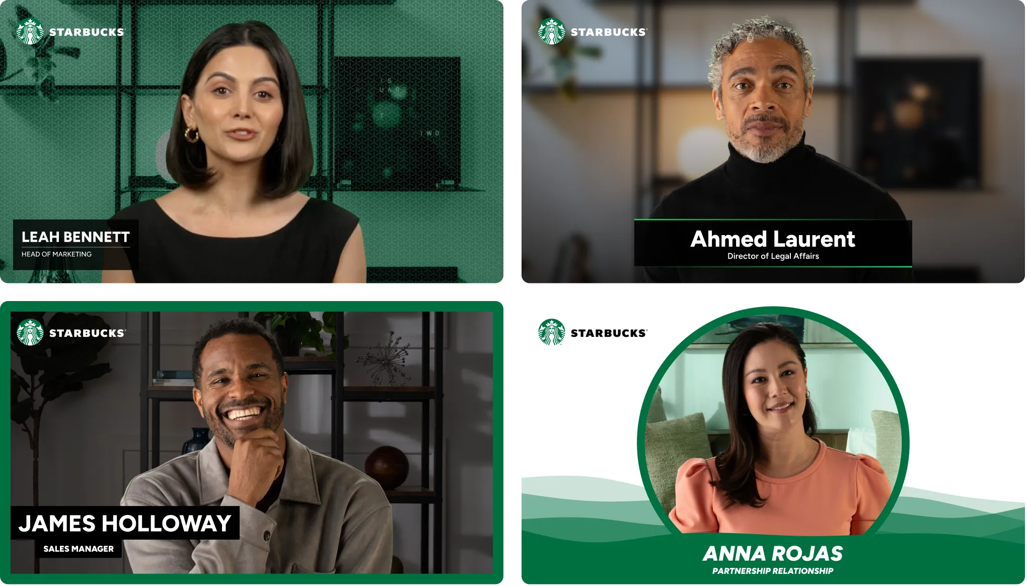 Display looks for Starbucks