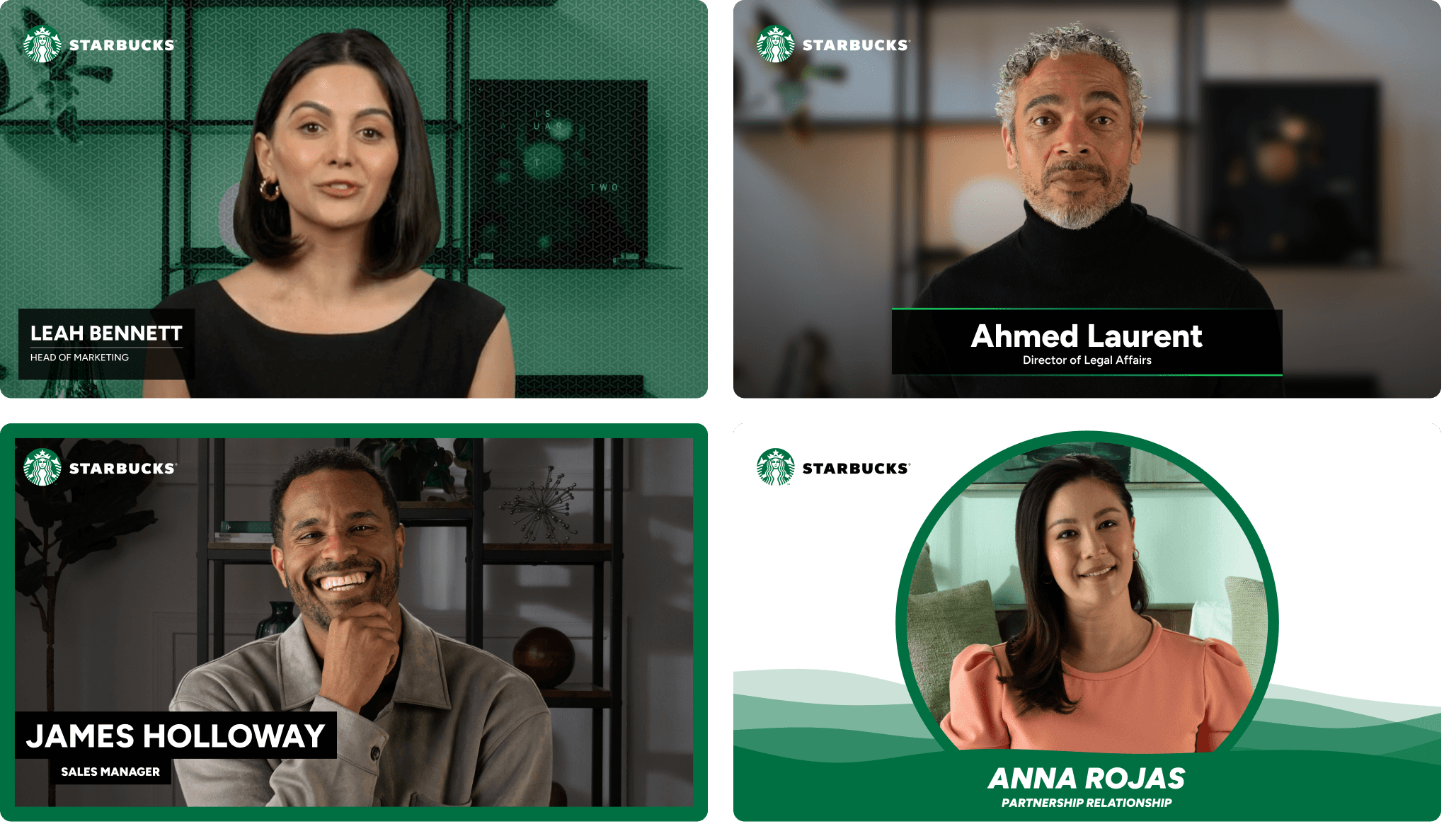 Display looks for Starbucks