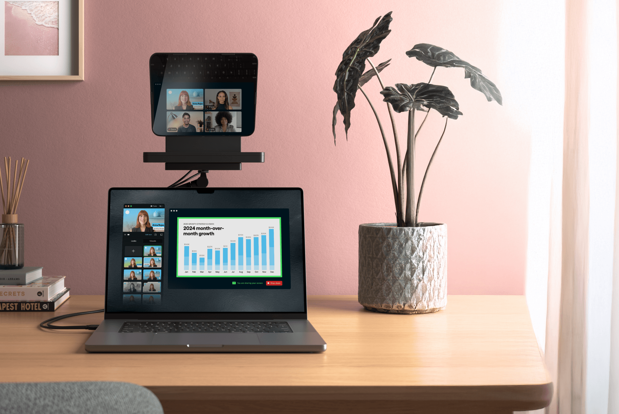 Elgato setup on a call using Airtime