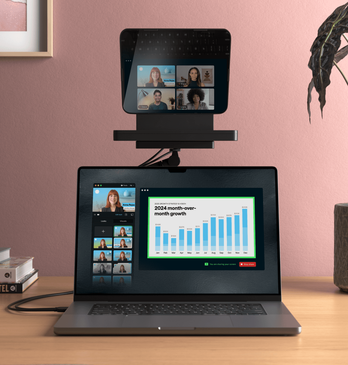 Elgato setup on a call using Airtime